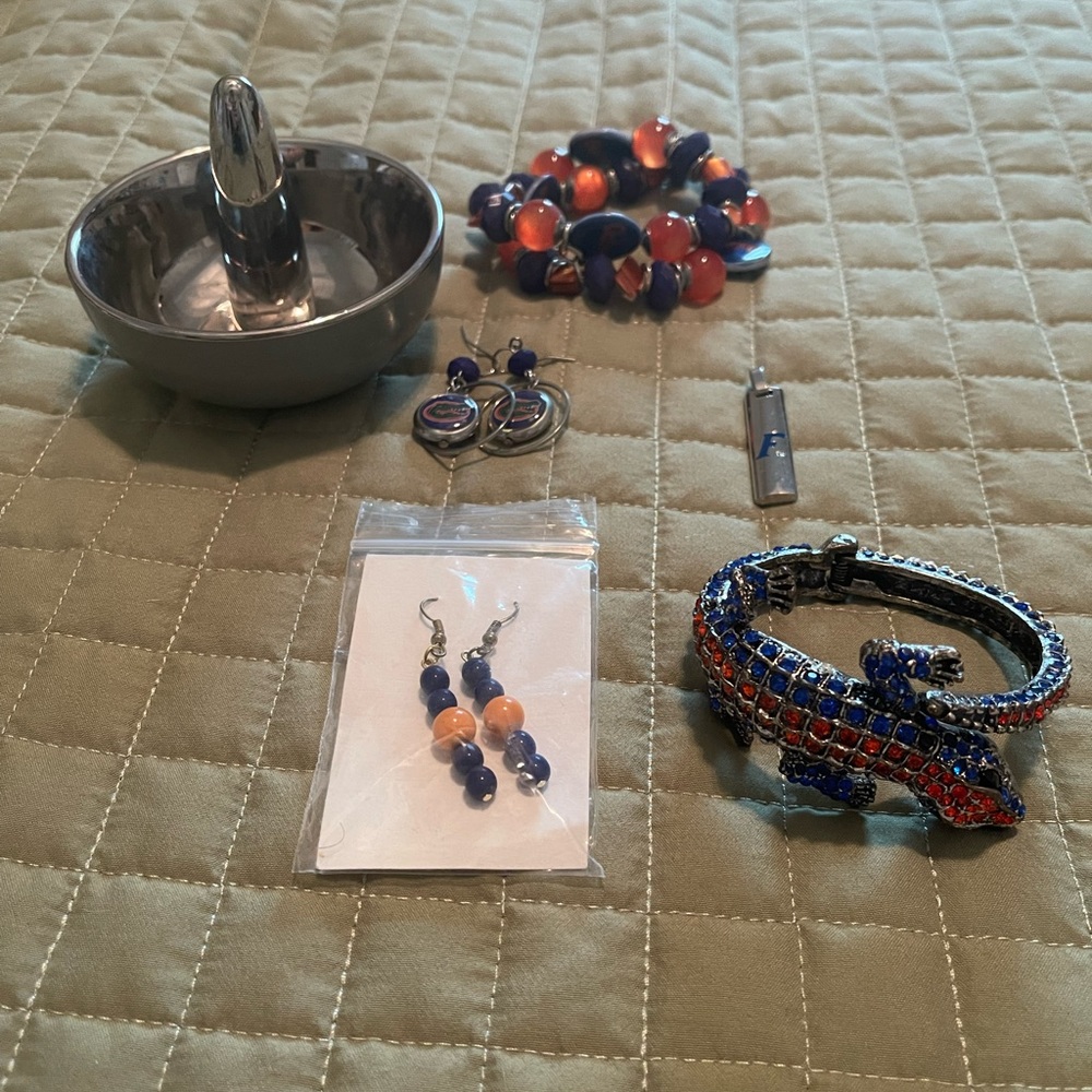 Florida Gators costume jewelry bundle